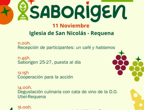 Saborigen celebrará en Requena su segundo encuentro anual para impulsar el producto agroalimentario local y sostenible