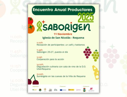 Saborigen celebrará en Requena su segundo encuentro anual para impulsar el producto agroalimentario local y sostenible